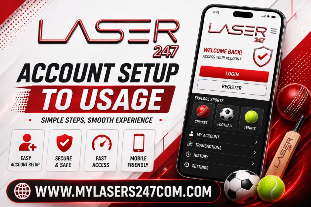 Laser247 Account Setup to Usage