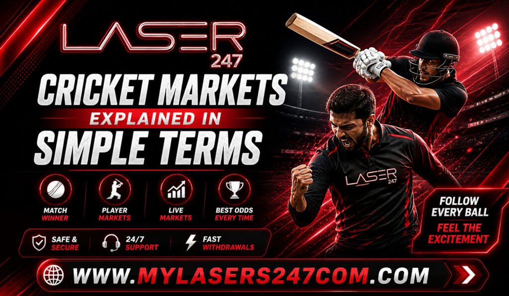 Laser247 Cricket Markets Explained in Simple Terms
