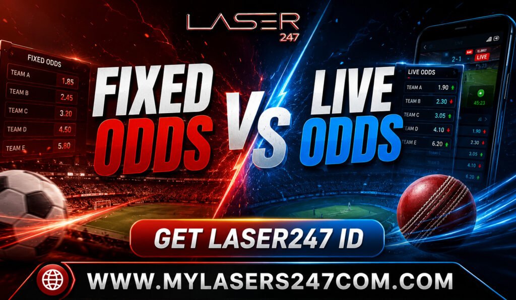 Fixed Odds vs Live Odds on Laser247